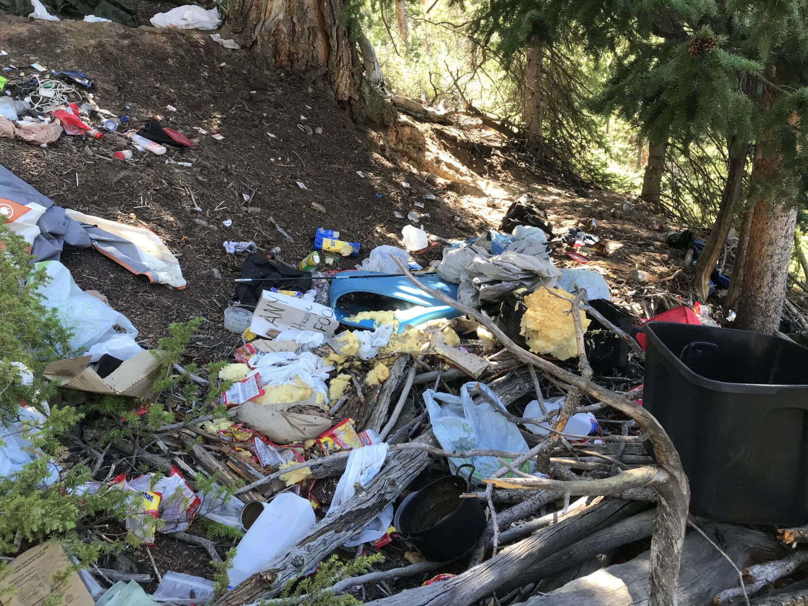 camping trash dillon.JPG